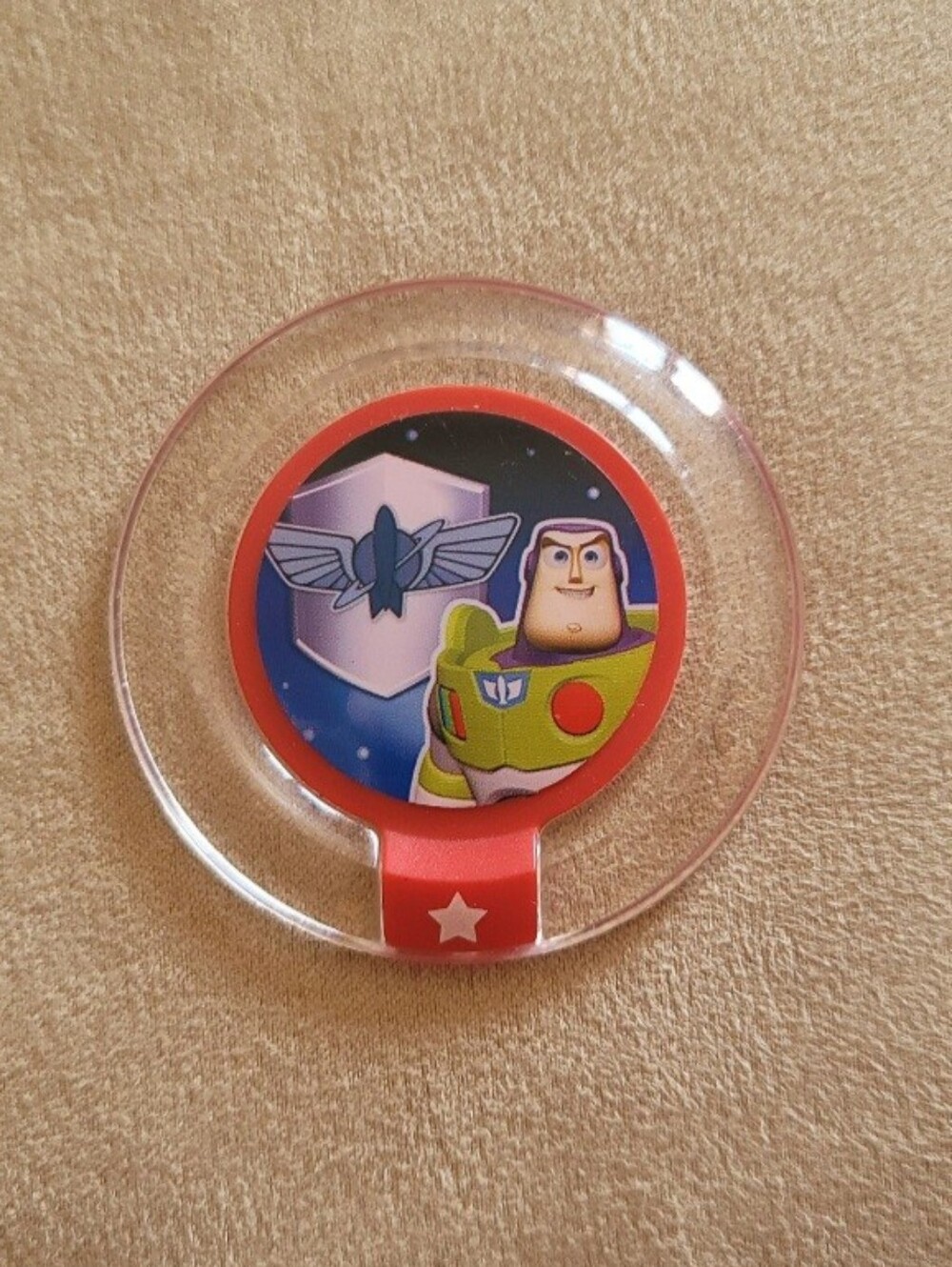 DISNEY INFINITY Buzx Lightyear Star Command Shield Power Disc